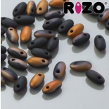 Zdjęcie - Koraliki RIZO 2,5x6mm Matte - Jet Sunset (27237JT)